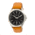 Giorgio Fedon 1919 Fedonmatic VI Mens Watch, Black Dial, Orange Leather Band GIOGFBH001
