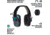 Girls With Guns Shield Low-Profile Electronic Earmuffs, 24 dB NRR, ANSI S3.19 &amp; CE EN352-1 Hearing Protection Rated, Gray/Teal/Black, One Size, 2348