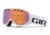 Giro Focus Goggle-White Wordmark-Persimmon Boost
