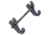 Gladius Double Wall Rack, Black wood construction, OG013