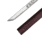 Gladius Silver Engraved Katana, 38in Overall, 28.5in Stainless Blade, Silver Metal Handle, 178