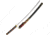 Gladius Minamoto Katana, 29 carbon steel blade, Black wood handle, 112
