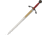 Gladius Mini Black Prince Sword, 8 unsharpened metal alloy blade, Black metal alloy handle, 10