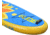Glide Lotus Inflatable Paddle Board, Blue/Orange/Yellow, 10ft X 35in X 6in, o2-LTUS