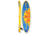 Glide Lotus Inflatable Paddle Board, Blue/Orange/Yellow, 10ft X 35in X 6in, o2-LTUS