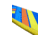 Glide Retro Inflatable Paddle Board, Blue/Yellow, 10ft 6 X 33in X 6in, o2-RET-BL