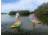 Glide Retro Inflatable Paddle Board, Blue/Yellow, 10ft 6 X 33in X 6in, o2-RET-BL