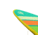 Glide Retro Inflatable Paddle Board, Green/Yellow, 10ft 6 X 33in X 6in, o2-RET-GR