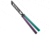 Glidr Glidr Pacific Butterfly Knife Blurple Aluminum 4.6&quot; Black Trainer, Blue/Purple, 440C, adult, BHQ-204134