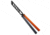 Glidr Glidr Pacific Butterfly Knife Desert Dust Aluminum 4.6&quot; Black Trainer, Black/Orange, 440C, adult, BHQ-203093
