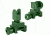 Global Military Gear AR15/M4 Front and Rear Flip-up Sight Combo - OD Green GM-FRFUS1-OD