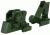 Global Military Gear A2 Style Sights, AR15/M4, Set, OD Green, GM-FRS1-OD