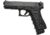Glock 18C Pistol, 9mm Luger, 4.49in barrel, polymer frame, integrated polymer grip, selective-fire auto/semi-auto, fixed, white dot front, white square U rear, 17 round magazine, G18C-FRRMPG