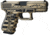 Glock 19 MOS Gen 5 Pistol, 9mm Luger, 4.02 in barrel, Tan/Black Cerakote, 15 Round Magazine, UA195S204MOSNOEF-FRRMPG