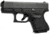 Glock 26 Gen5 Pistol, 9mm Luger, 3.43in barrel, polymer frame, integrated polymer grip, recoil operated semi-automatic, fixed night sights, 10 round magazine, G26 Gen5-FRRMPG