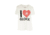 Glock Women Short Sleeve &quot;I Love Glocks&quot; Shirt, White, Large, GLAP95139