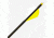 Gold Tip Hunter Pro Arrow 400 4 Fletch, Black, Pack of 6, HPRO400A2746