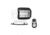 GoLight Radioray GT Series LED Permanent Mount Searchlight w/ Wireless Handheld Remote, White, 20004GT