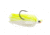 Googan Squad Grass Hero Skirtied Jig, 3/16 oz, 4/0 Hook, Chartreuse White, 10-20-GGS-10004C