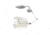 Googan Squad Mini Zinger Spinnerbait, 1/4 oz, White, 10-15-GGS-10000Q