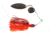 Googan Squad Mini Zinger Spinnerbait, 1/4 oz, Flamin' Hot, 10-15-GGS-10000T