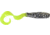 GOT-CHA Curltail Grub Curltail Grub, 4" Clear Flake/Chartreuse Tail, 20/Pack, H4CT20-34