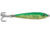 GOT-CHA Jigfish Lure, 2 1/2in, 1 oz, Number 6 Treble Hook Green/Chartreuse/Orange, JF1-GCO