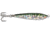GOT-CHA Jigfish Lure, 2in 1/2 oz, Number 8 Treble Hook Green/Silver Tiger, JF12-GTS