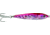 GOT-CHA Jigfish Lure, 2in 1/2 oz, Number 8 Treble Hook, Pink/Silver, JF12-PS