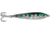GOT-CHA Jigfish Lure, 3in 1 1/2 oz, Sz 4 Treble Hook Black/Green/Silver, JF15-BGS