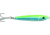 GOT-CHA Jigfish Lure, 4in, 4 oz, 3/0 Treble Hook Chartreuse/Silver/Blue, JF4-CSB