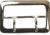 Gould & Goodrich Duty Belt Buckle, Nickel, Nickel, 125