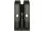Gould &amp; Goodrich Double Pistol Magazine Case, Glock 17, 22, 31, Nickel, Hi-Gloss, H626-3CL