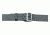 Gould &amp; Goodrich Leather Lined Duty Belt, 46, Nickel Buckle, Black, F/LB59-46
