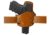 Gould &amp; Goodrich Gold Line Concelament Low Profile Belt slide Holster, RH 894-2