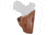 Gould &amp; Goodrich Tension Slide OWB Belt Holster, Glock 42, Left Hand, Chestnut Brown, 897-G42LH