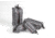 Granite Gear Zippditty Storage Sack - 4 Pack, Moonlight Paddle, 1 Each Size, 1000275-0018