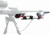 Gray Ops CNC Magnetospeed V3 Mount, Black/Red, GO-MAGV3