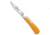 Great Eastern Cutlery GEC Northfield UN-X-LD Mustang Pocket Knife Yellow Linen Micarta 3.5" Satin, Yellow, 1095, adult, BHQ-226789