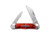 Great Eastern Tidioute Cutlery Smoked Folding Knife, 2.70in, 1095, Wharncliffe, Pen Blade, Acrylic, Red Handle, Red/Gray, 6.42 inch, BHQ-189983