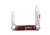 Great Eastern Tidoute Cutlery #66 Folding Knife, 2.50in, 1095, Clip Point, Drop Point Blade, Bone, Red Handle, Red/Silver, 6.00 inch, BHQ-222728