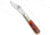 Great Eastern Two Acorn Barlow Folding Knife, 3.00in, 440, Clip Point Blade, Bone, Orange Handle, Orange/Gray, 6.875 inch, BHQ-136946