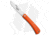 Great Eastern #21 Farm &amp; Field Bull Buster Folding Knife, 3.625in, 1095, Drop Point Blade, Delrin, Orange Handle, Standard, Orange/Gray, 8.25 inch, BHQ-93435
