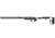 Grey Birch MFG Remington 700 SA 16in Forend/Folding Stock Chassis System, Black, LaChassis-700SA-16-BLK
