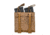 Grey Ghost Gear Double M4/Pistol Mag Pouch, MALICE Clips for MOLLE/PALS, Coyote Brown 10099-14