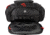 Grey Ghost Gear Range Bag, 1260 cubic inches, Black with Red Zipper Pulls, 60200-2