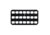 Grey Man Tactical 11 x 6 Rigid MOLLE Panel, Black, 000228