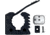 Grey Man Tactical QuickFist Original Clamp w/Buffer Tube, Clamp, RMP Backer Plates, Black, 000041