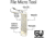 Grim Workshop File Micro Tool, Hardened Stainless Construction, 1.75in x 0.5in, GWFILEZIP