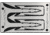 Grim Workshop Gigging Spear Card, Stainless Construction, 3.5in x 2in, GWGIGCRD